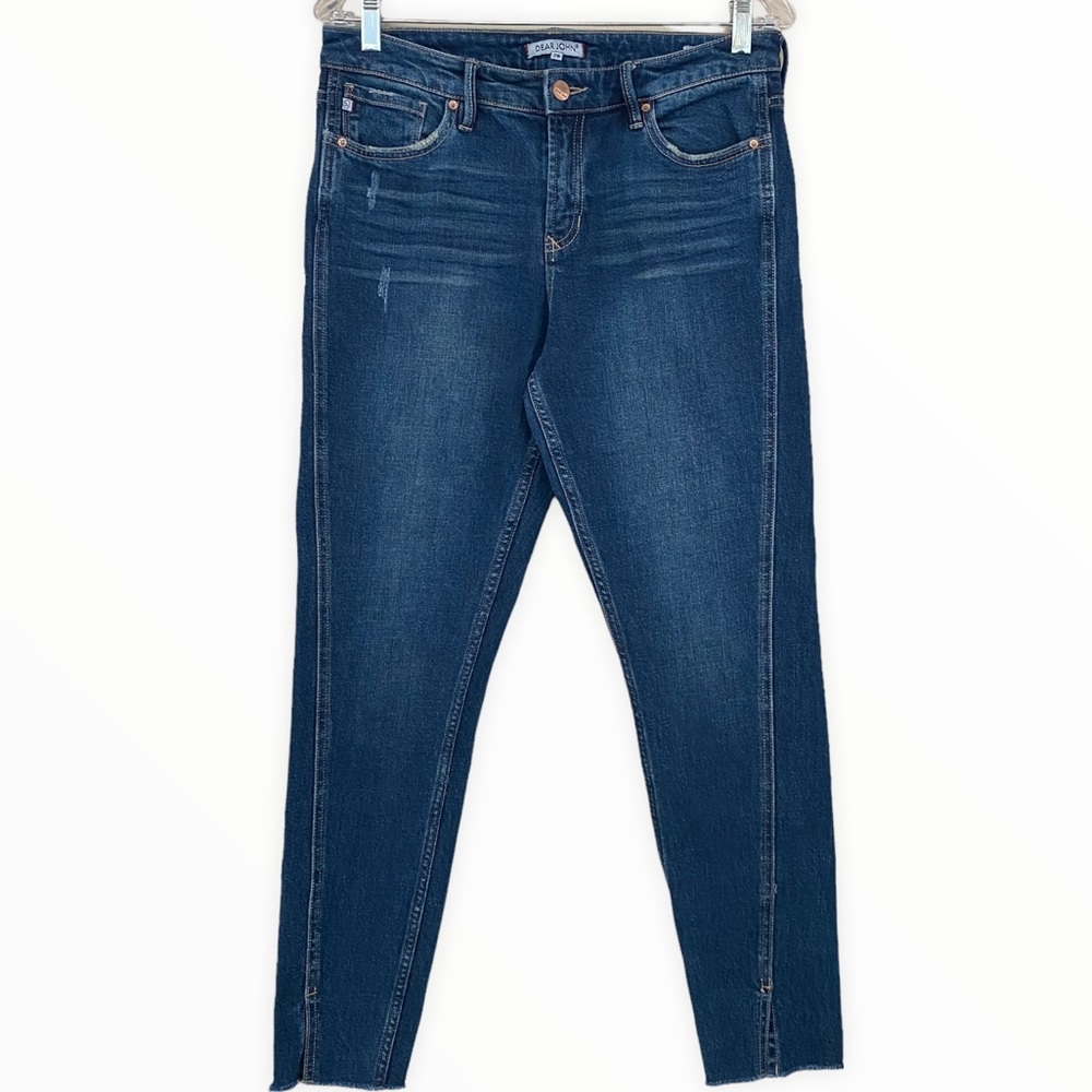 Dear John Gisele High Waisted Skinny Jeans in Medium Wash Size 28